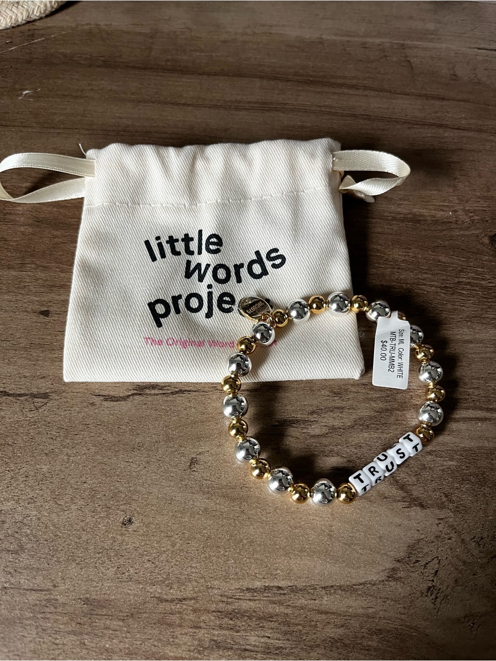 Beaded Bracelet - Gold & Silver
